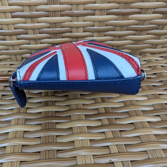 Union Jack Genuine Leather Wallet Pouch Bag Made For Historical Royal Palaces - Picture 9 of 12